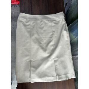 Black Label By Evan-Picone Women's Casual Pencil Skirt Knee Length Size 12 Beige